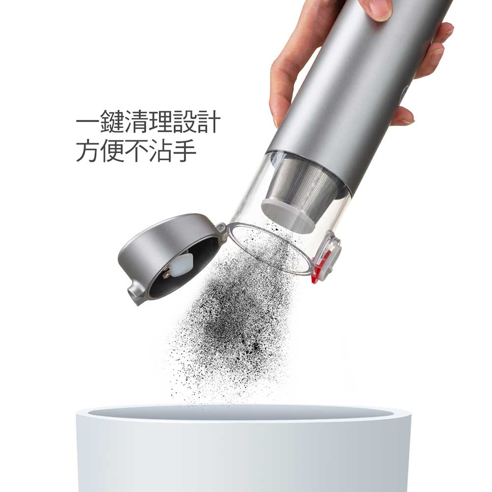 【Brigii】 M1 手持式無線吸塵器:一鍵清理設計 方便不沾手 Brigii M1 手持式無線吸塵器