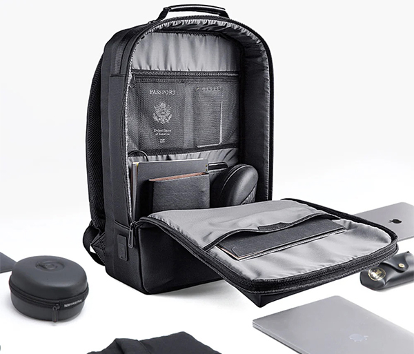 【KINGSONS】極簡立體商務雙層後背包